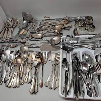 Flatware Bonanza:  Antique Silverplate, MCM Stainless And More 