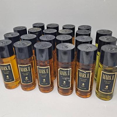 Vintage Mark II After Shower Cologne and After Shave Lotion Bottles