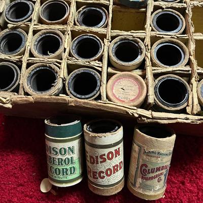 Antique Edison Records:  Amberol , Edison & Columbia