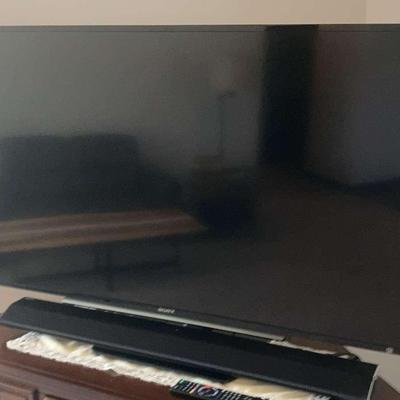 SONY 50” TV with Surround Sound System