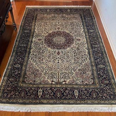 Sf169 elegant hand knotted tree of life persian style rug