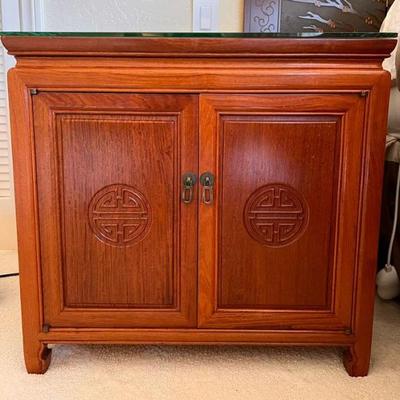 Sf173 carved asian nightstand 2 of 2