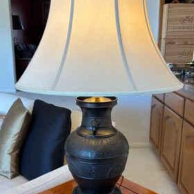 Sf144 bronze asian table lamp 1