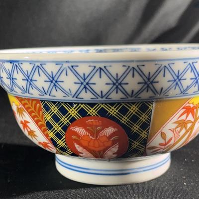 (S160) Antique Edo Japanese Imari Bowl