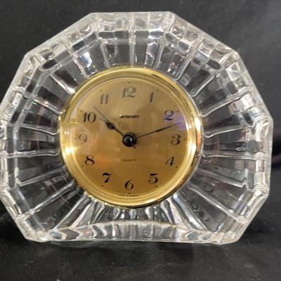 (S173) Vintage Staiger Quartz Crystal Desk Clock