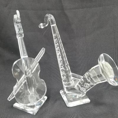 (MDW000461) Cristal D"arques Cello And Saxophone