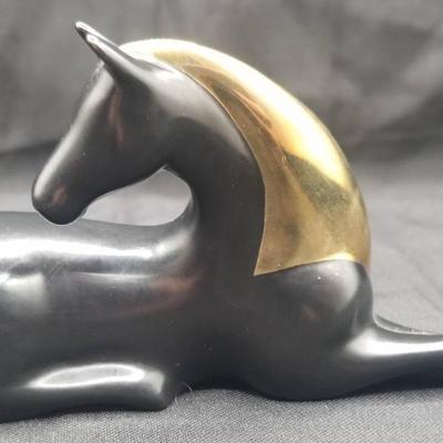 (MDR3024) Loet Vanderveen Bronze Horse Signed 1389/2500 