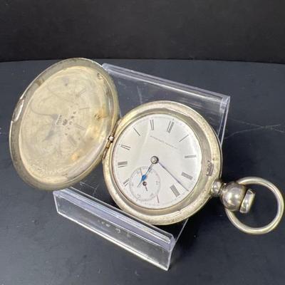 Key-Wound 1868 Elgin Pocket Watch