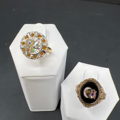 Two Gold & Silver Daughters of Rebecca Rings