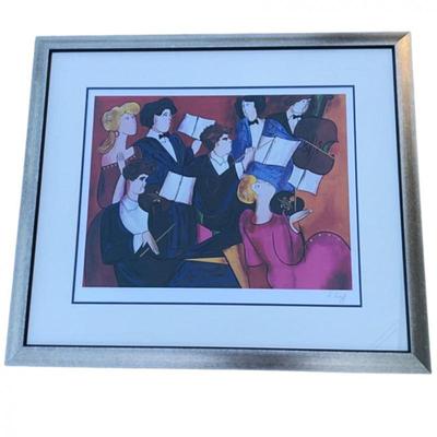 2000 Artist Le Kinff ACCORDS Seriolithograph - Authentic & Signed