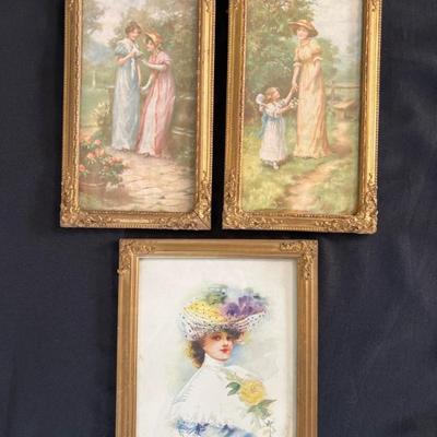 M. M. Haghe Prints Females Wall Art