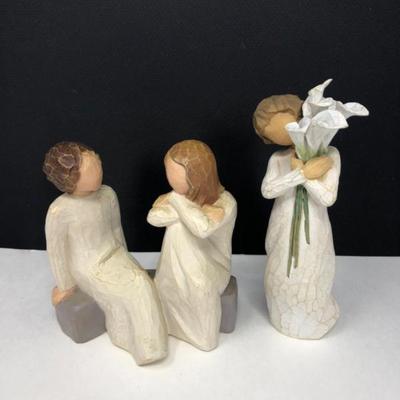 Heart & Soul and Beautiful Wishes Willow Tree Figures