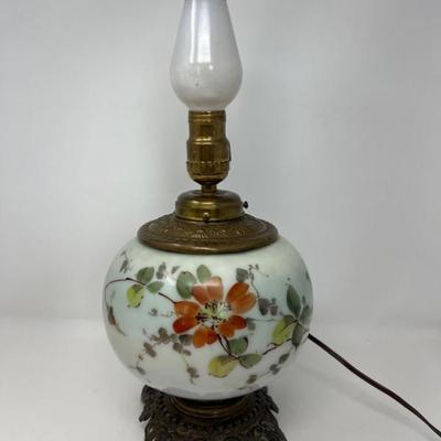 Kerosene Lamp Converted to Electric
