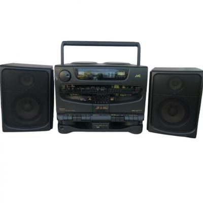 Vintage JVC PC-B1007 Portable System with Speakers