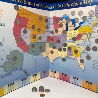 50 States Map Collection & 1943-65 Extra Silver Twenty-fives