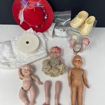 For The Doll Crafter -  Composite & Porcelain Japan Made Dolls