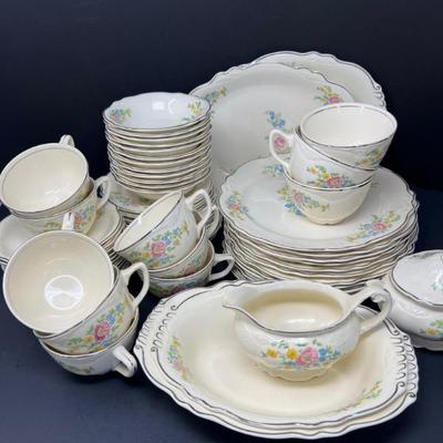 Homer Laughlin Virginia Rose China - 12 Place Setting