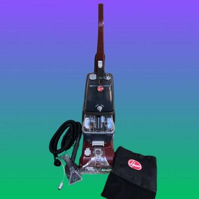 Hoover Power Scrub Deluxe Carpet Cleaner - Working