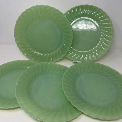 Jade-ite 10in Dinner Plates - Anchor Hocking