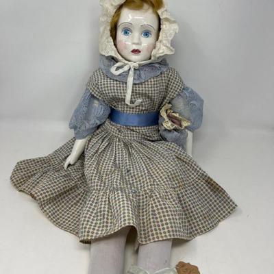 Charming Ceramic Country Doll
