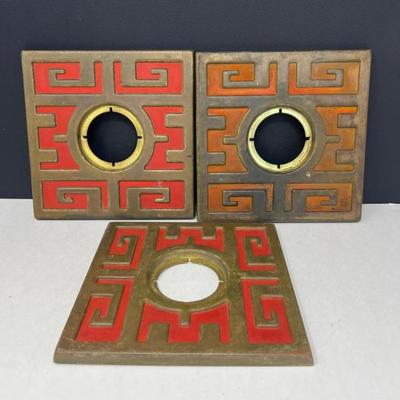 Schlage Pat Pend Deco Door Plates