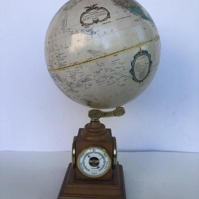 Vintage RePlogle Globe with Barometer