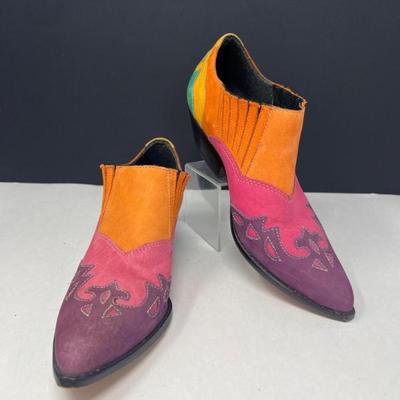 Brazilian Corral Suede/Leather Deco Boots