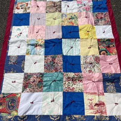 Hand Stitched Patchwork Quilt