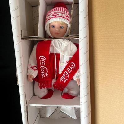18 inch Caitlin Coca Cola Doll - Danbury Mint in Box