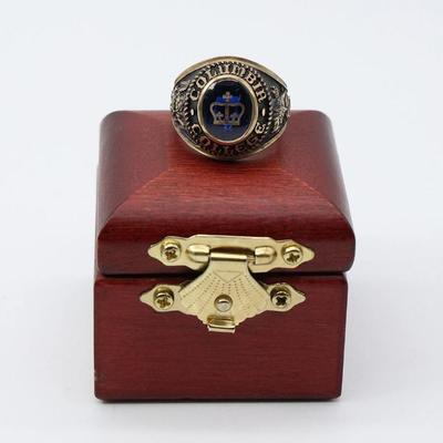 COLUMBIA GOLD COLLEGE RING