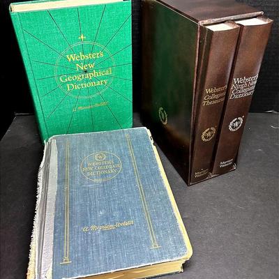 “Websters” Dictionary’s and Thesauru