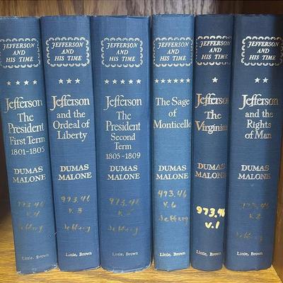 Biography “Jefferson and His Time” by "Dumas Malone"