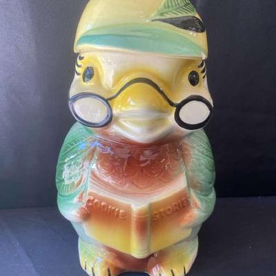 Parrot With Glasses Robinson Ransbottom Cookie Jar