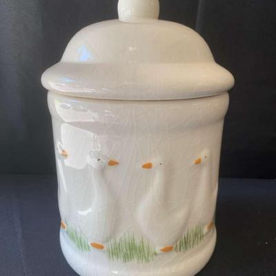 McCoy Ducks In A Row Cookie Jar 