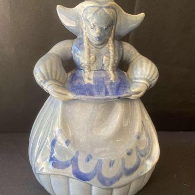 Red Wing USA Ceramic Dutch Girl Cookie Jar 