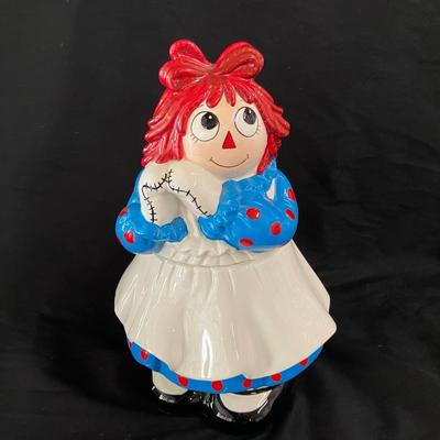 Raggedy Anne Cookie Jar By Certified International 