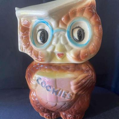McCoy Collegiate Owl Cookie Jar 