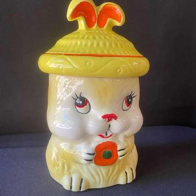 1950s Rabbit Cookie Jar
