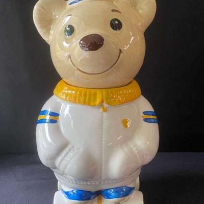 Metlox Roller Bear Cookie Jar 