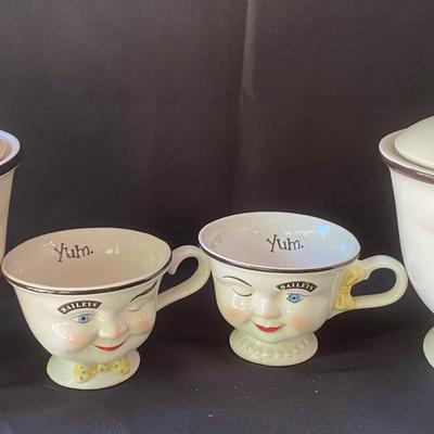 Baileys Limited Edition Cookie Jars And Mugs Set