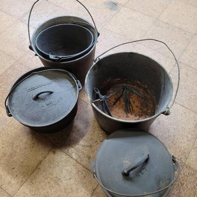 Cast Iron Fireplace Pots