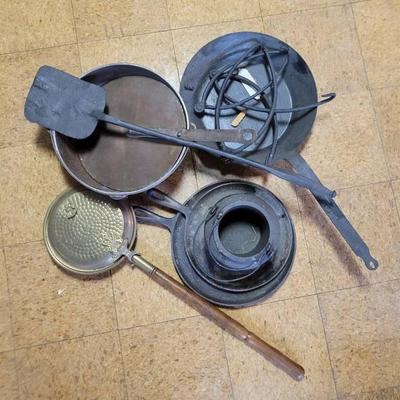 Fireplace Cooking Items & Bed Warmer