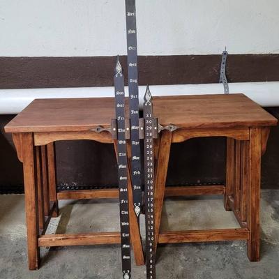 End Table And Perpetual Calendar
