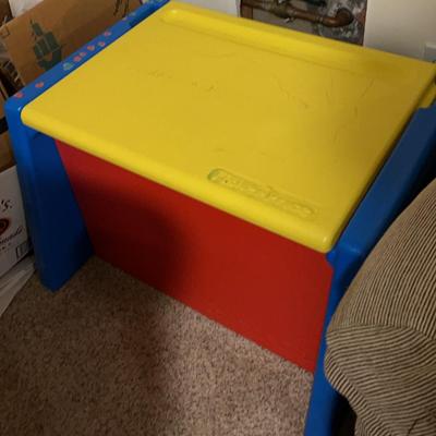 Fisher Price Colorful Plastic Toy Storage Container