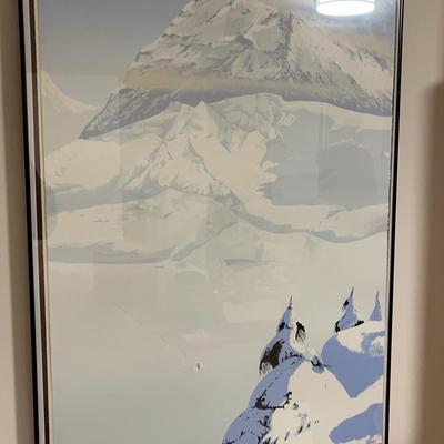 Metal-Framed Signed “Alone At Last” Numbered Print