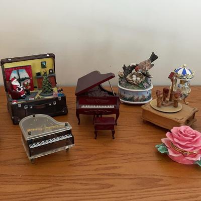 Assortment of Music Boxes
