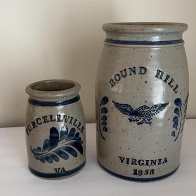 Towns Of Round Hill And Purcellville Salt Glazed Pottery