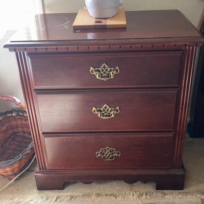 Matching Pair of Broyhill Wooden Nightstands