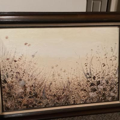 Field Of Flowers Oil Painting