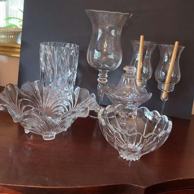 Decorative Glass Items And Serving Pieces